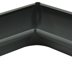 Угол желоба внутренний GL PE Matt 90 гр 125 мм RAL 7024 мокрый асфальт