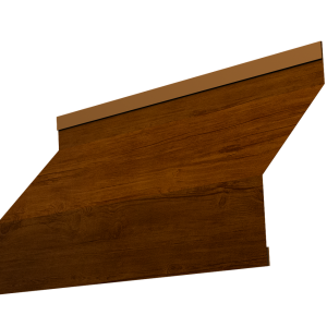 Ламель забора жалюзи Milan new 0,45 Print Premium с пленкой Golden Wood Intense FTC