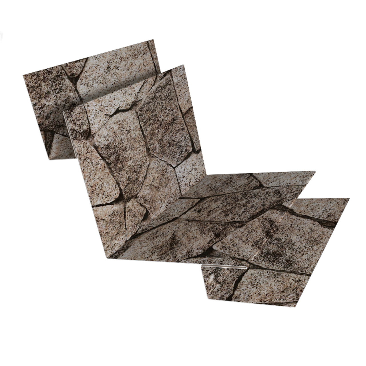 Угол внутренний сложный 90 град. 0,45 Print Elite King Stone TwinColor (3м)