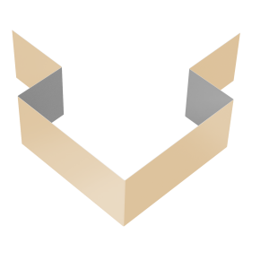 Угол внешний симметричный фибросайдинга 0,45 Drap TX RAL 1015 светлая слоновая кость (3м)