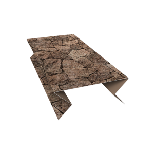 Планка угла внешнего составная нижняя 0,45 Print Elite King Stone TwinColor (2м)
