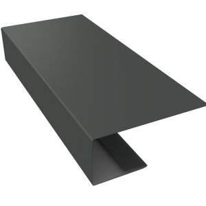 J-Профиль 18мм 0,45 PE с пленкой RAL 7005 мышино-серый (2м)