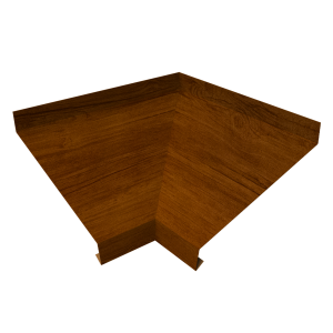 Угол отлива внутренний 150 0,45 Print Premium с пленкой Golden Wood Intense FTC