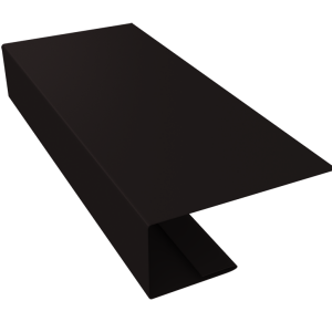J-Профиль 18мм 0,5 Velur X RAL 9005 черный (3м)