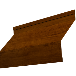 Ламель забора жалюзи Milan new 0,45 Print-Double Premium с пленкой Golden Wood Intense F
