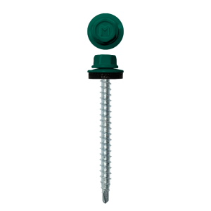 Саморез кровельный Daxmer 4,8х50 (150шт) сверло №1 RAL 6026