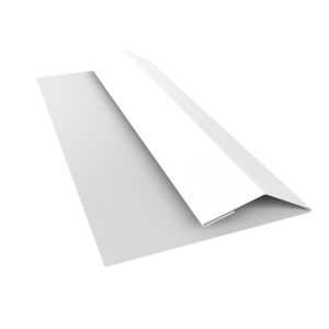 Планка финишная Блок-Хаус new Grand Line 0,45 Drap TX RAL 9003 сигнальный белый (3м)