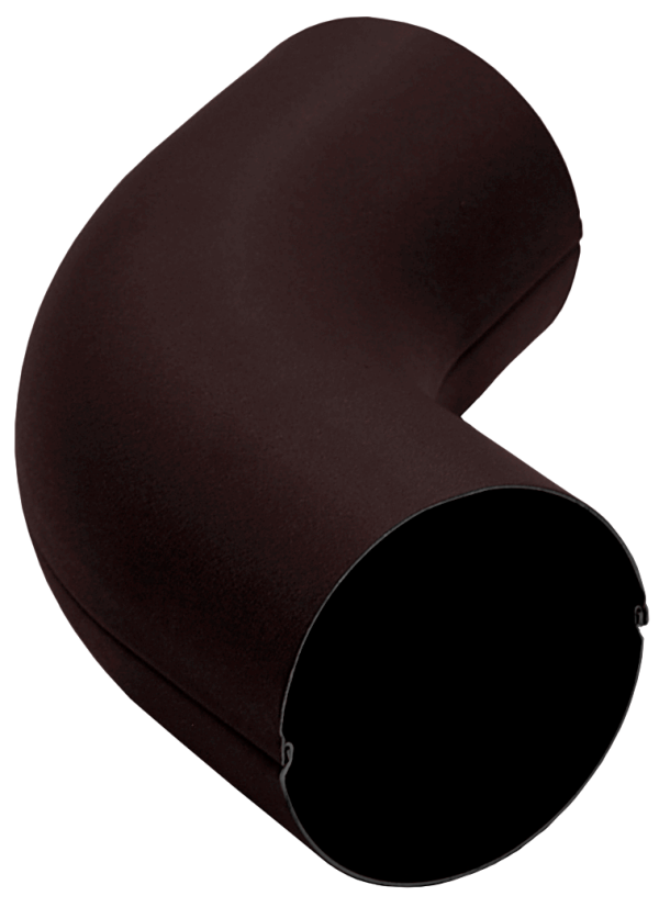 Колено 60 град GL PU Matt 90 мм RAL 9005 черный