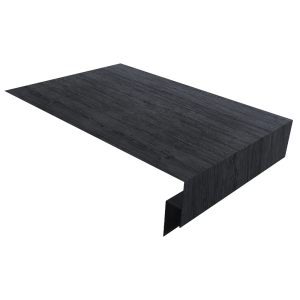 Планка околооконная сложная 250х50х12 (j-фаска) 0,45 Print Premium Grey Wood TwinColor (2м)
