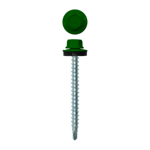 Саморез кровельный 4,8х50 (150шт) сверло №1 RAL 6002
