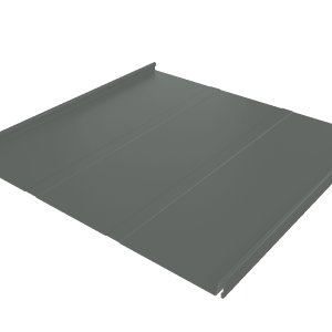 Фальц двойной стоячий Line Grand Line 0,45 PE с пленкой на замках RAL 7005 мышино-серый