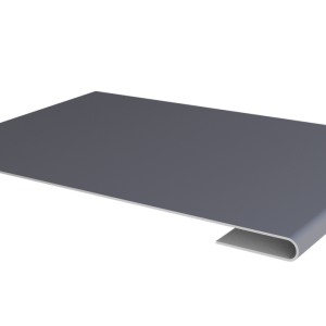 Планка стыковочная 0,5 Satin с пленкой RAL 7004 сигнальный серый (3м)
