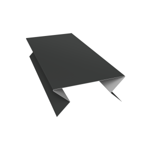 Планка угла внешнего составная нижняя 0,5 Satin с пленкой RAL 7016 антрацитово-серый (3м)