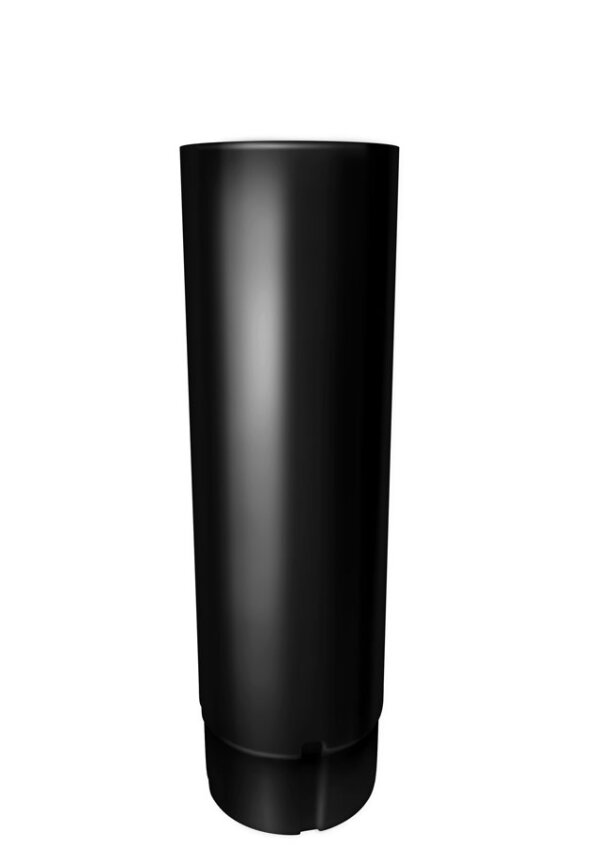Труба круглая GL PE 90 мм 3 м RAL 9005 черный