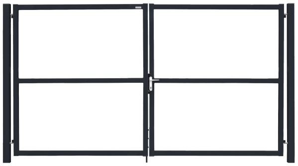 Ворота Colority Zinc Lock 1,8х3,5 RAL 7024