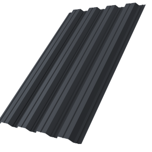 Профнастил НС44R 0,5 Satin Matt TX RAL 7024 мокрый асфальт