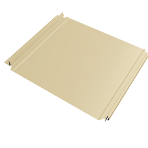 Кликфальц Double Pro Grand Line 0,45 PE с пленкой на замках RAL 1015 светлая слоновая кость