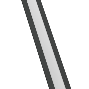 Крепежная планка жалюзи Milan, Milan Slim, Tokyo 0,5 Rooftop Бархат RAL 7016 антрацитово-серый (2,5м)