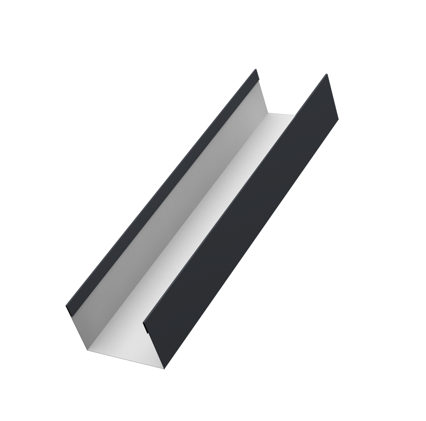 Стойка жалюзи Milan,Tokyo 0,5 PurLite Matt RAL 7024 мокрый асфальт (1,8м)