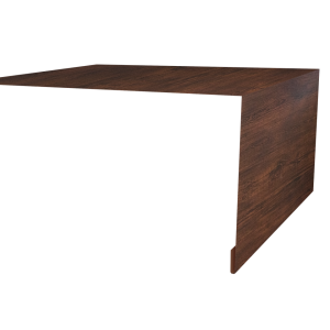 Планка околооконная простая 250х75 0,45 Print Premium Cherry Wood Dark FTC (3м)