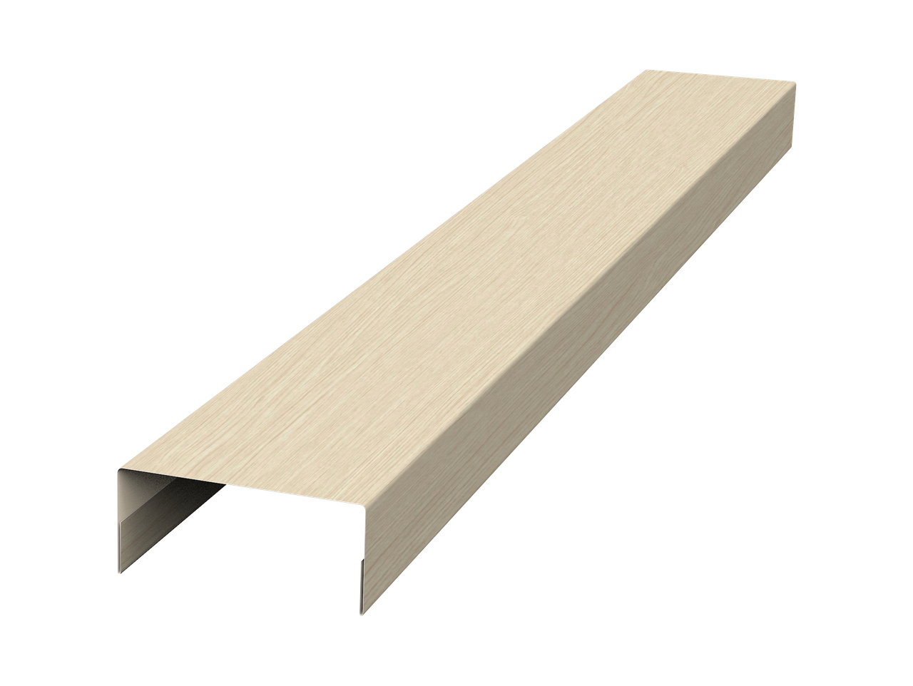 Крышка 30х20 жалюзи Texas 0,45 Print Elite Milky Wood TwinColor (2,5м)