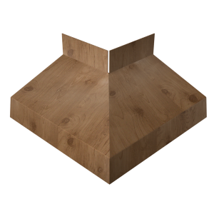 Угол отлива внешний 70 0,45 Print Premium с пленкой Pine Wood Fresh