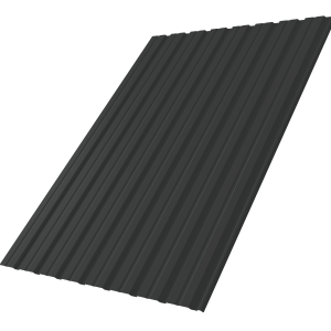 Профнастил С10R 0,5 Satin Matt TX RAL 7016 антрацитово-серый