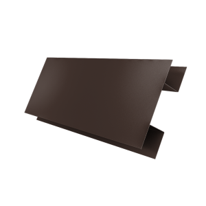 Планка H-образная стыковочная сложная 0,5 Velur X RAL 8017 шоколад (2м)