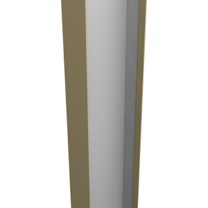 Крепежная планка верхняя Texas 0,45 PE RAL 1014 слоновая кость (3м)