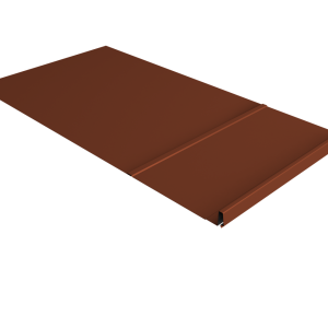 Элемент обхода Кликфальц Pro правый 0,5 Satin Matt RAL 8004 терракота