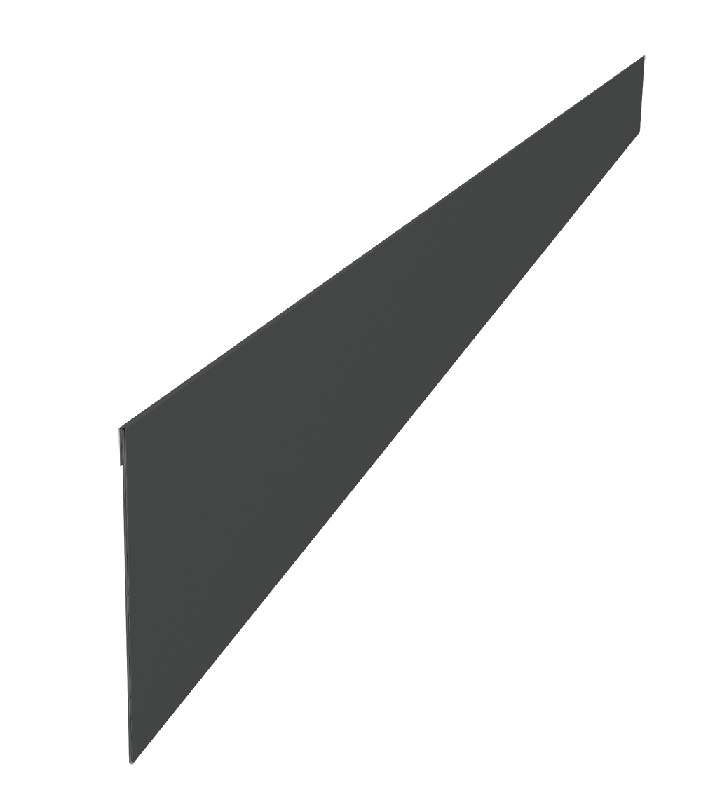 Ламель забора жалюзи Palermo 0,5 Satin Matt TX с пленкой RAL 7016 антрацитово-серый