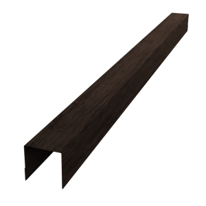 Планка вертикальная обратная для горизонтального монтажа штакетника 0,45 Print-Double Premium Antique Wood (1,8м)