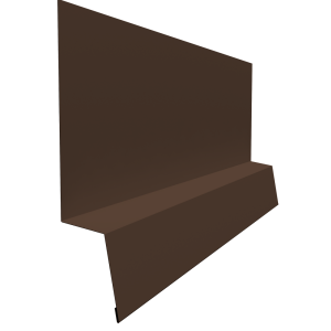 Планка начальная фальц 0,5 PurPro с пленкой RAL 8017 шоколад (3м)