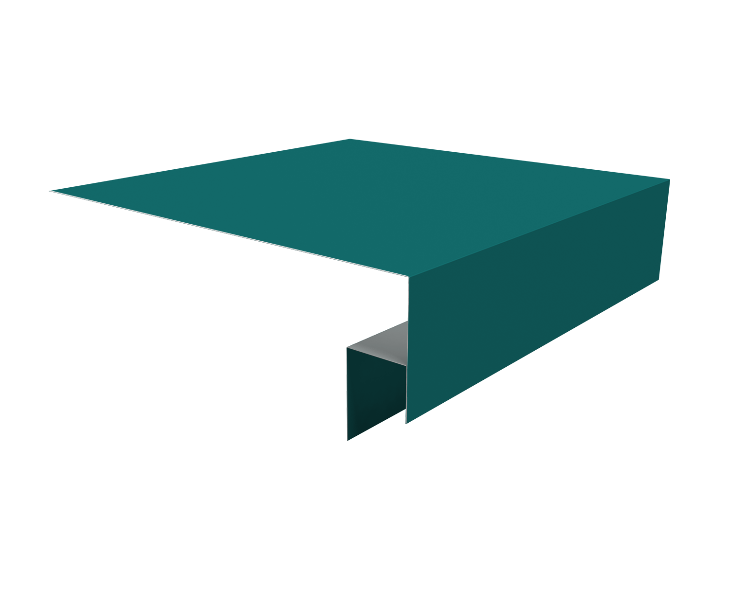 Планка околооконная сложная Блок-Хаус new Grand Line 200х50х27 0,45 PE с пленкой RAL 5021 водная синь (2м)