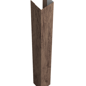 Стойка жалюзи Texas для монтажа с крепежным вкладышем 0,45 Print Premium Almond Wood Fresh (2,5м)