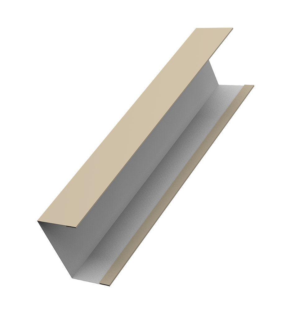 Крышка жалюзи Milan, Tokyo (для калиток, ворот) 0,45 PE RAL 1015 светлая слоновая кость (3м)