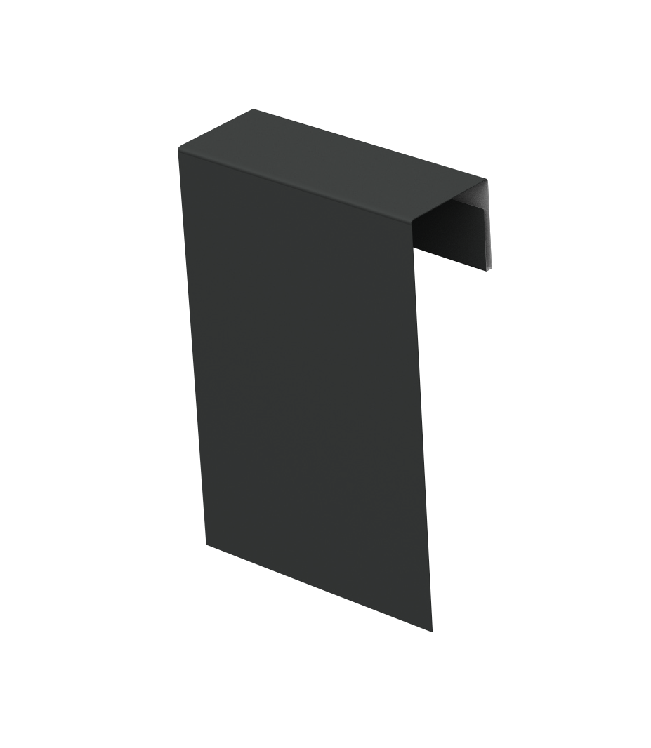 Соединительный профиль фибросайдинга 0,5 GreenCoat Pural BT, matt RR2H3 (RAL 7016 антрацитово-серый) (3м)