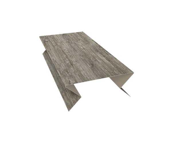Планка угла внешнего составная нижняя 0,45 Print Elite Nordic Wood TwinColor (3м)