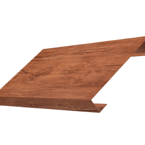 Ламель лицевая 125 забора жалюзи Texas 0,45 Print Premium с пленкой Rowan Wood Intense FTC