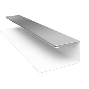 Планка П-образная Блок-Хаус new Grand Line 0,45 PE-Double с пленкой RAL 9003 сигнальный белый (2м)