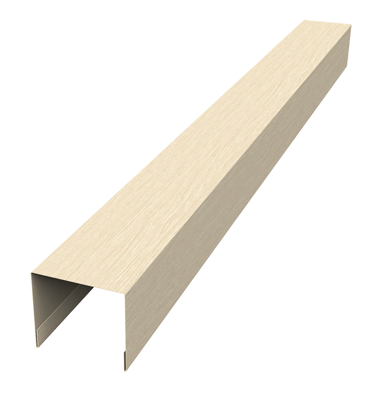 Стойка боковая крепежная для забора жалюзи Palermo 0,45 Print Elite Milky Wood TwinColor (2,5м)
