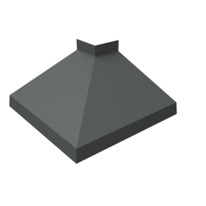 Угол отлива внешний 150 0,45 PE с пленкой RAL 7005 мышино-серый