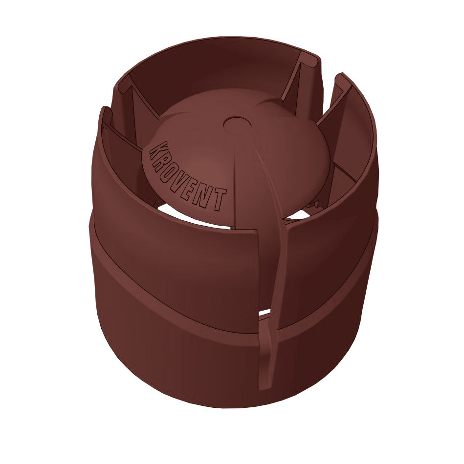 Колпак Krovent Hupcap 110 new красный