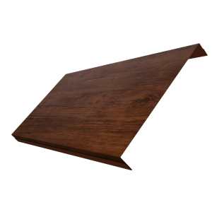 Ламель обратная 200 забора жалюзи Texas 0,45 Print Elite с пленкой Cherry Wood TwinColor