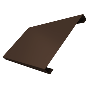 Ламель лицевая 200 забора жалюзи Texas 0,5 Atlas X с пленкой RAL 8017 шоколад