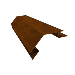 Планка угла внешнего сложного 135 градусов Блок-Хаус new Grand Line 0,45 Print-Double Premium Golden Wood Intense F (2м)