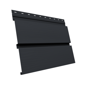 Квадро брус 3D 0,45 Drap TwinColor с пленкой RAL 7024 мокрый асфальт