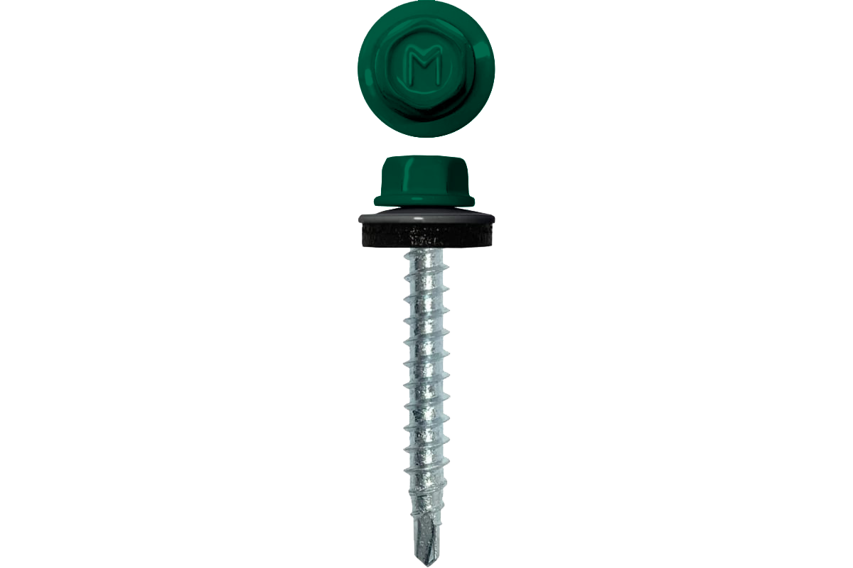 Саморез кровельный Daxmer 4,8х29 (250шт) сверло №1 RAL 6016