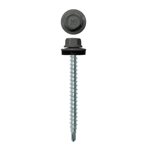 Саморез кровельный Daxmer 4,8х50 (150шт) сверло №1 RAL 7005