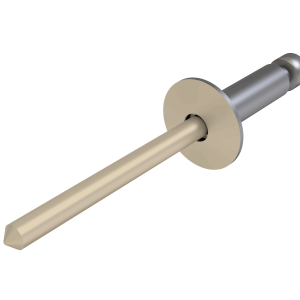 Заклёпка вытяжная Daxmer 3,2х8 (1000шт) нерж/нерж RAL 1015